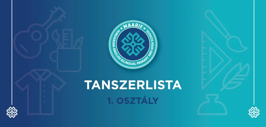 Tanszerlista az 1. osztályos tanulók részére