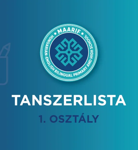 Tanszerlista az 1. osztályos tanulók részére