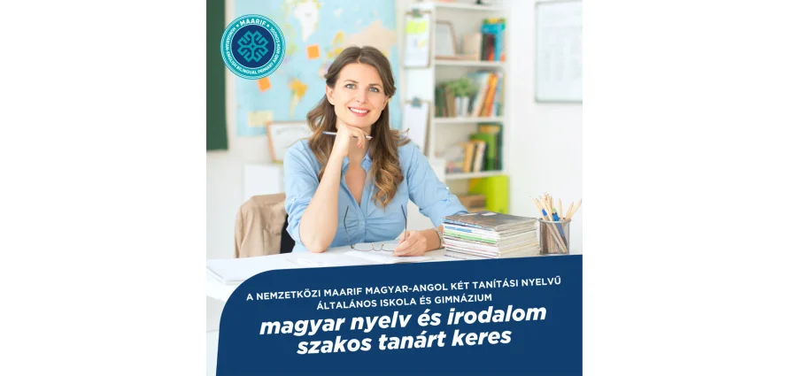 Magyar nyelv és irodalom tanárt keresünk
